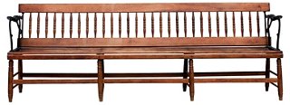 I Dream In Vintage Early American Deacon S Bench One Kings Lane