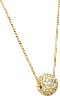 Rhinestone Ball Necklace - Maeven